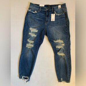 Judy Blue High Rise Distressed Denim Jeans